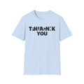 T-Shirt — Bold 'THANK YOU' Split-Style Graphic Tee